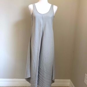 Grey Handkerchief-Linen Maxi Dress (PP)